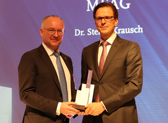 Lorne Campbell (links), Dr. Stefan Krausch (Bild: Tom Kohler)