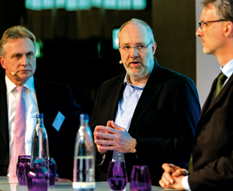 Wachstum in Sachen Nachhaltigkeit hat viele Gesichter: Hier sehen Sie drei davon. Achim Philippus, Klaus Bernshausen und Dr. Helge Wulsdorf (v.l.n.r.). (Foto: Andreas Schwarz)